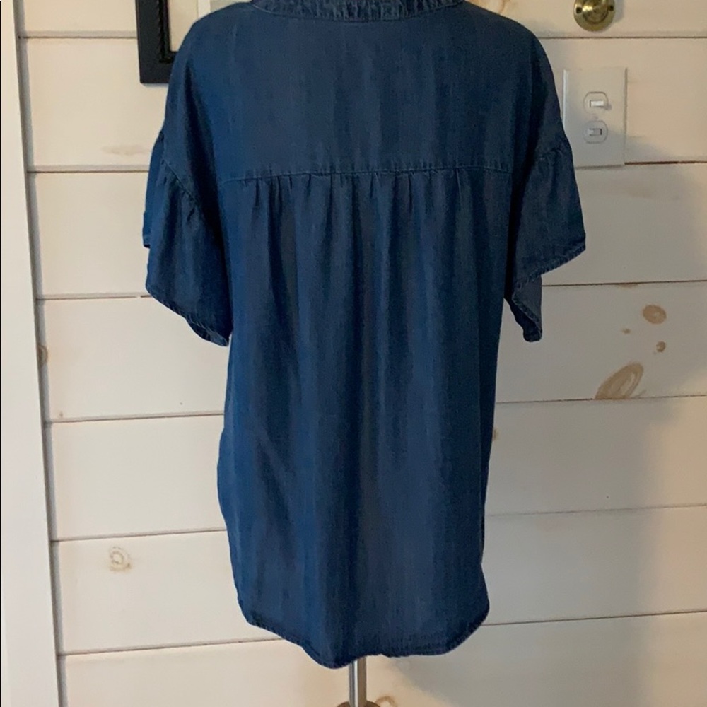 Kora Flutter pacfc blue top - Picture 2 of 7